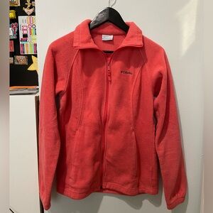 Columbia Women’s Small Vibrant Coral Full-Zip Fleece